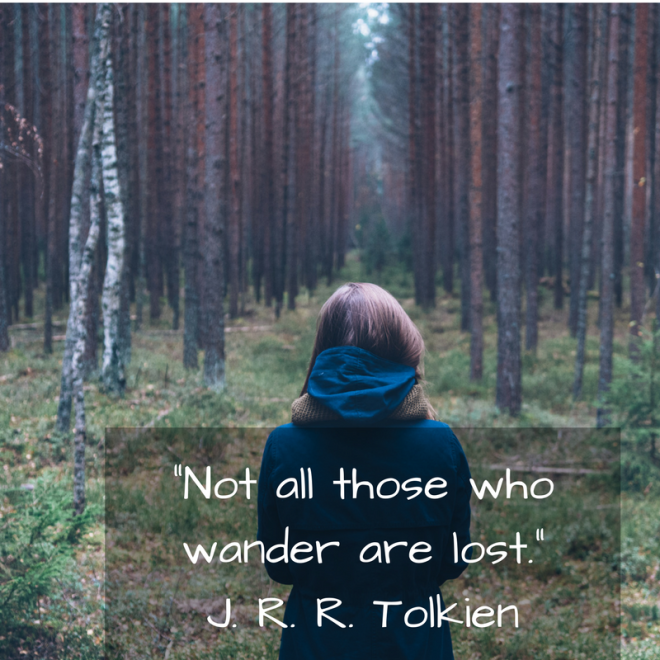 Not all those who wander are lost.J. R. R. Tolkien.png
